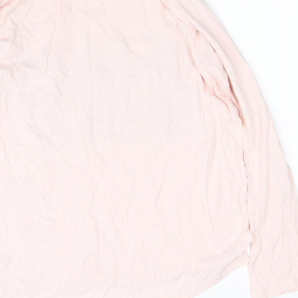 Womens UK Size L Beloved Pink Basic T-Shirt