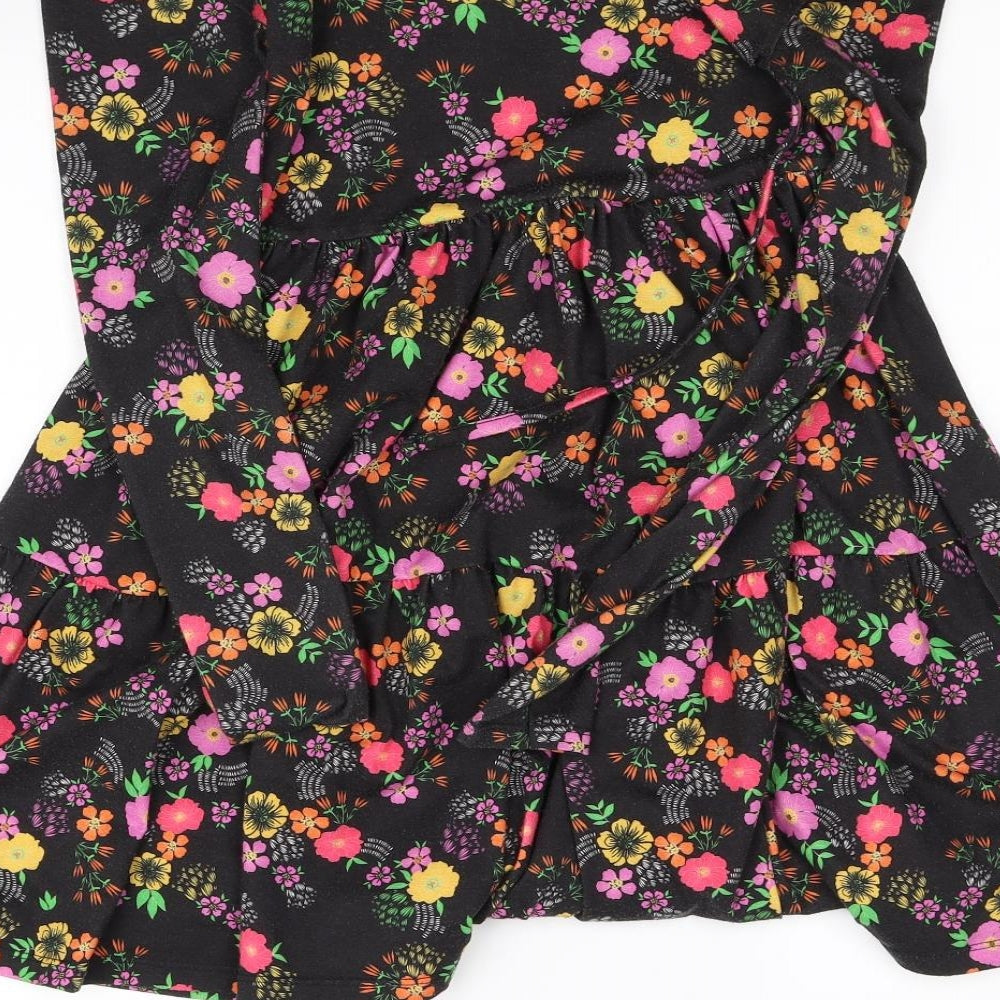 Womens UK Size 6 ASOS Black Basic Blouse