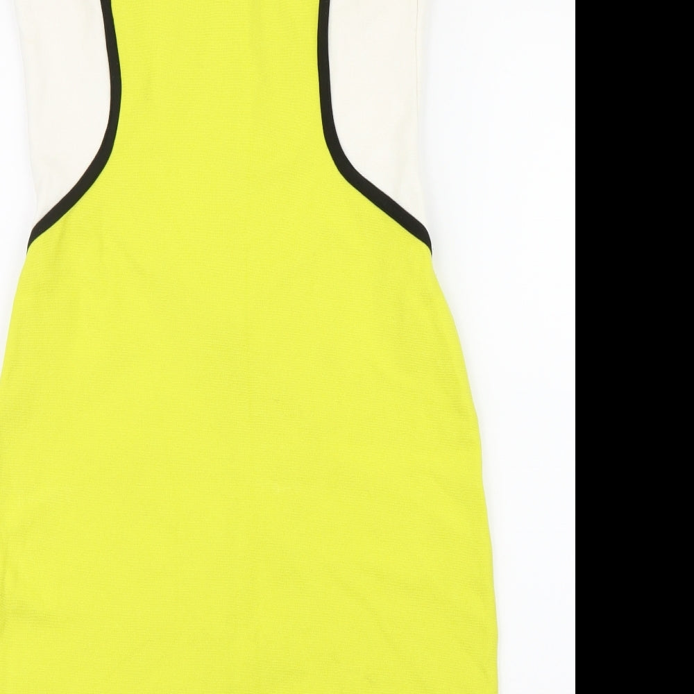 River Island Womens Yellow Bodycon Size 12