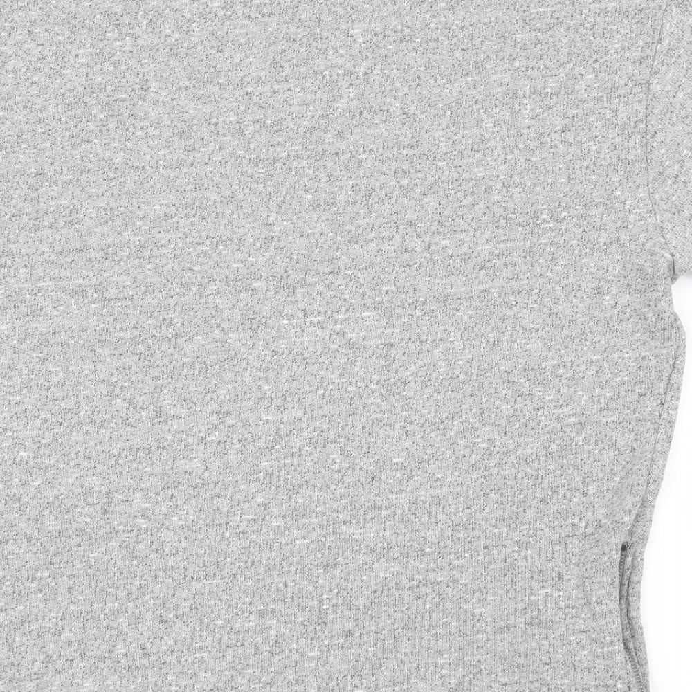 River Island Mens Grey Knit Pullover Jumper Size L