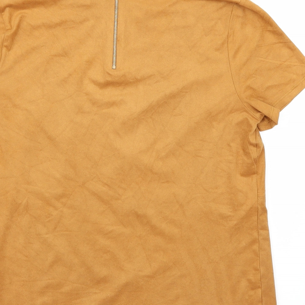 Primark Womens Brown Basic T-Shirt Size 8