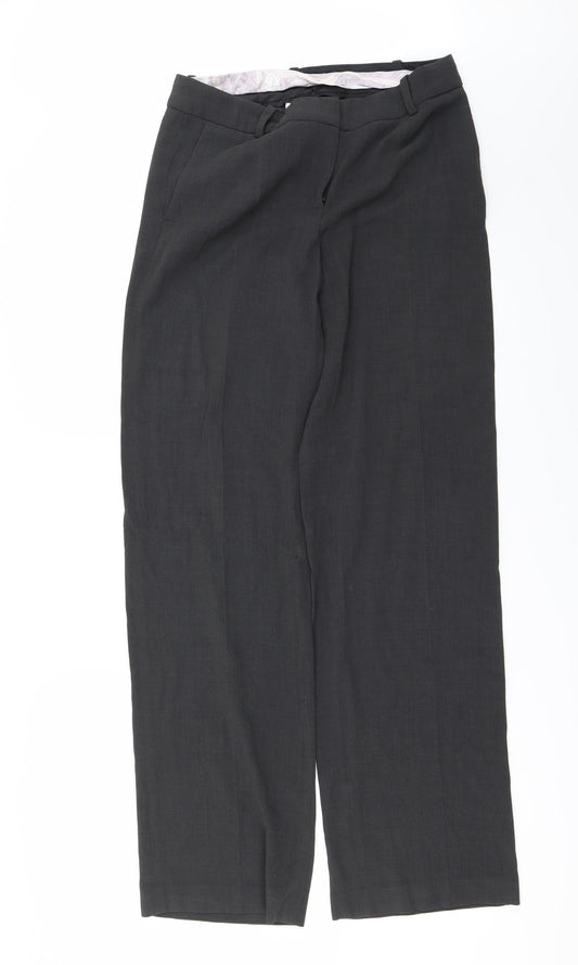 Womens UK Size 28 in Preworn Regular Fit Grey Trousers