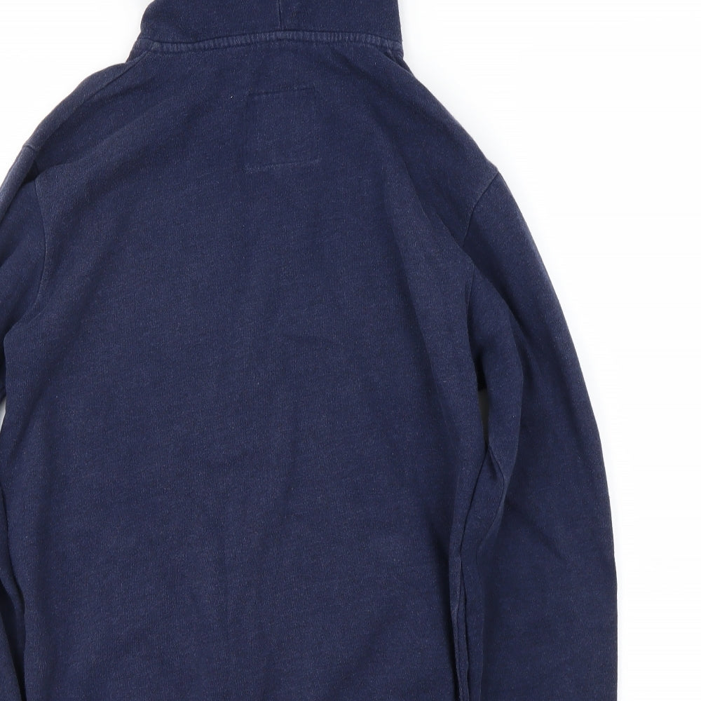 Cedar Wood State Mens Blue Full Zip Jumper Size XS