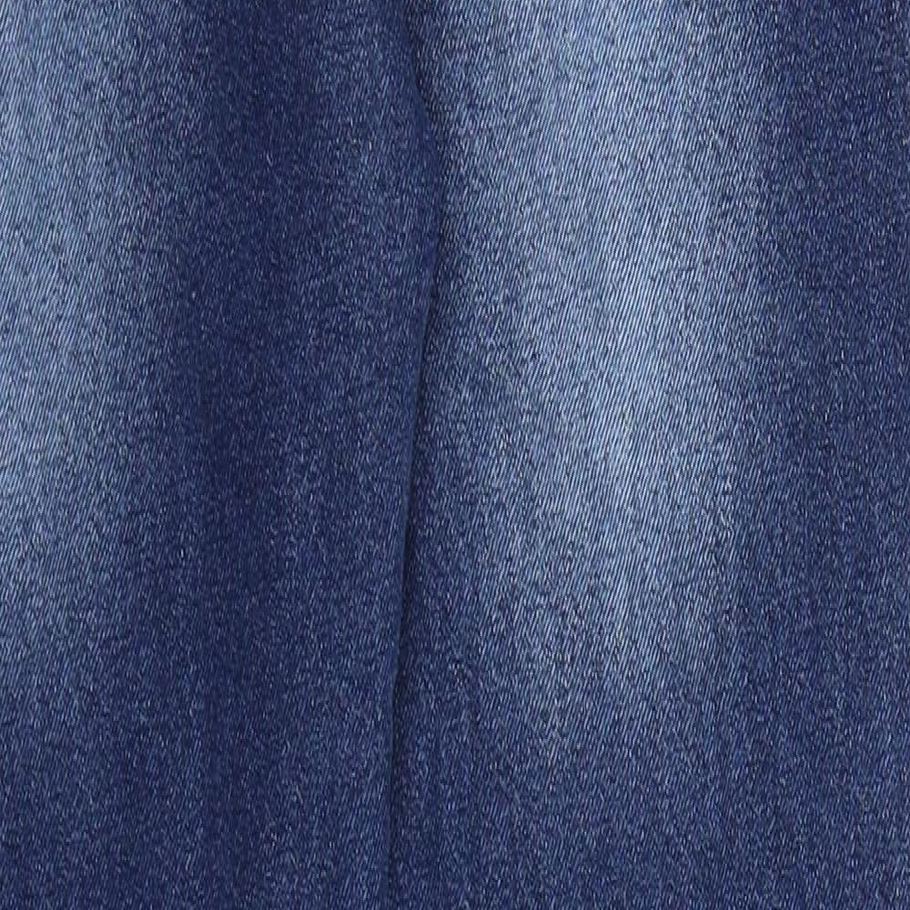 I SAW IT FIRST Womens Blue  Denim Straight Jeans Size 6 L29 in