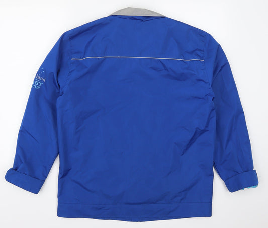Atlas Mens Blue Jacket Coat Size S