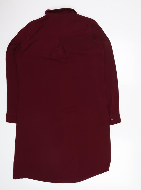 cameo rose Womens Red Basic Button-Up Size 10