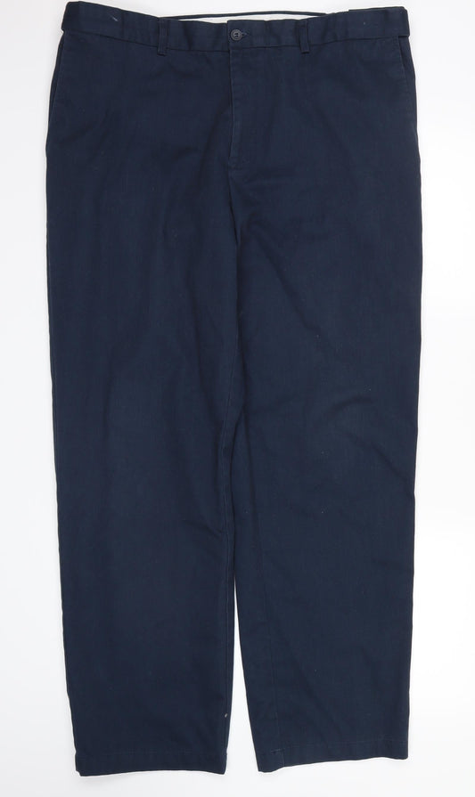 westrock Mens Blue Trousers Size 38 in