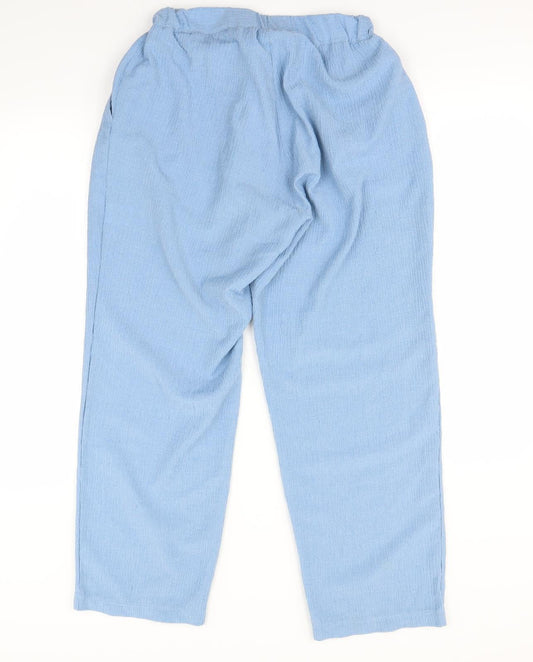 Cotton Traders Womens Blue Dress Pants Trousers Size 12 L28 in