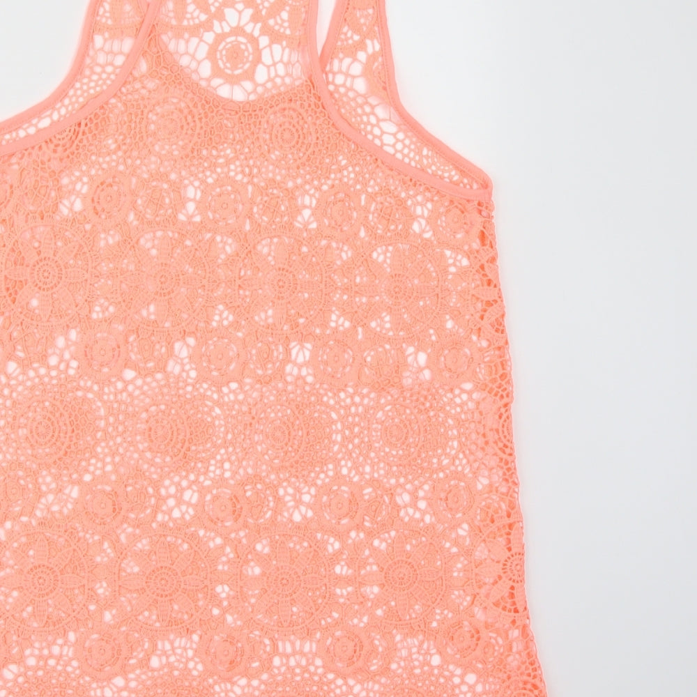 Atmosphere Womens Pink Floral A-Line Size L