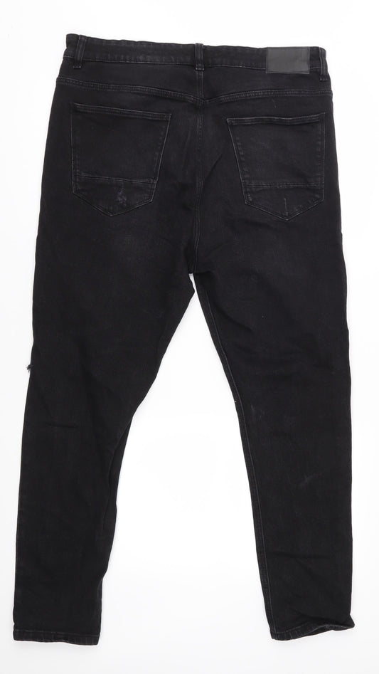 Bershka Womens Black Skinny Jeans Size 46 L26 in