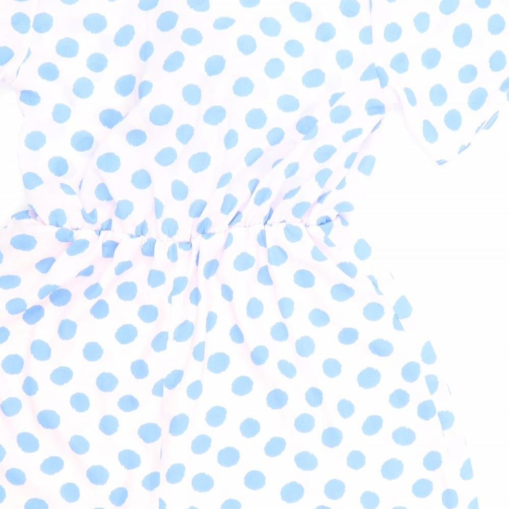 Glamorous Womens Pink Spotted Jumpsuit One-Piece Size 8