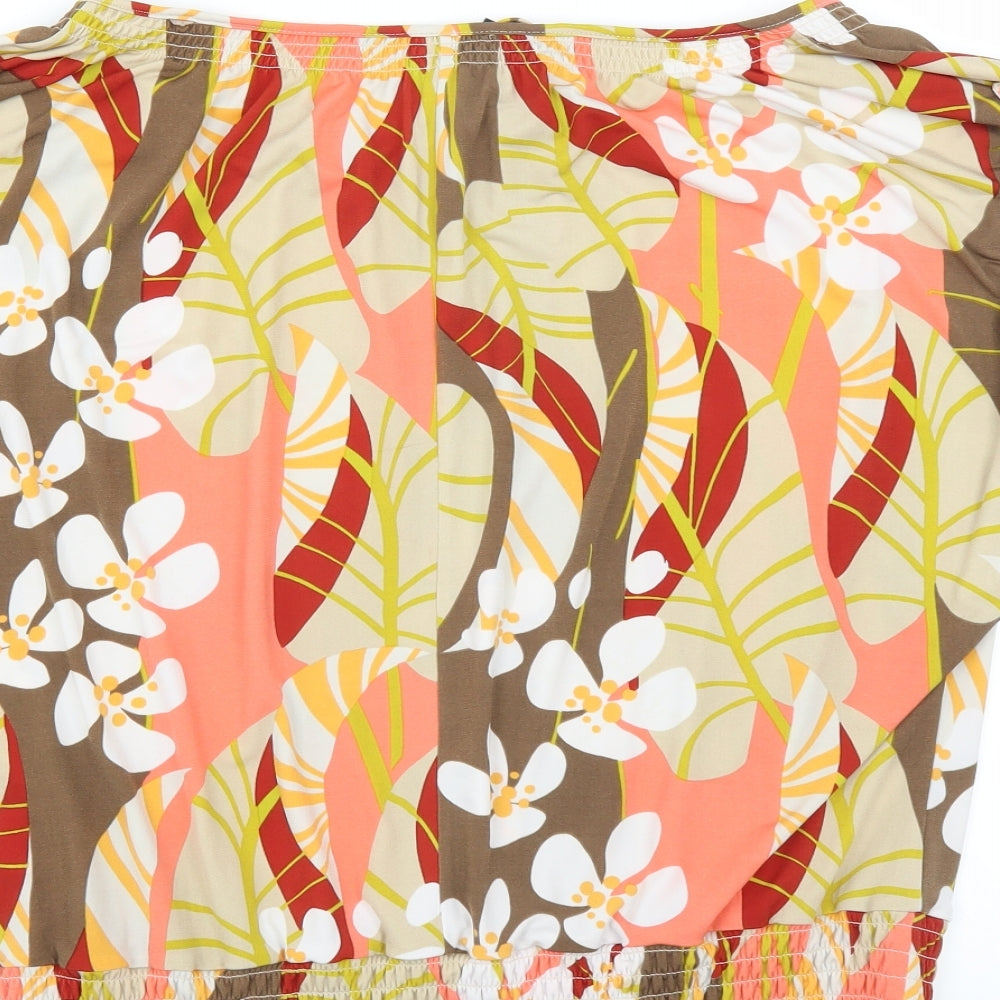 Skyes the limit Womens Multicoloured Floral Basic Blouse Size L