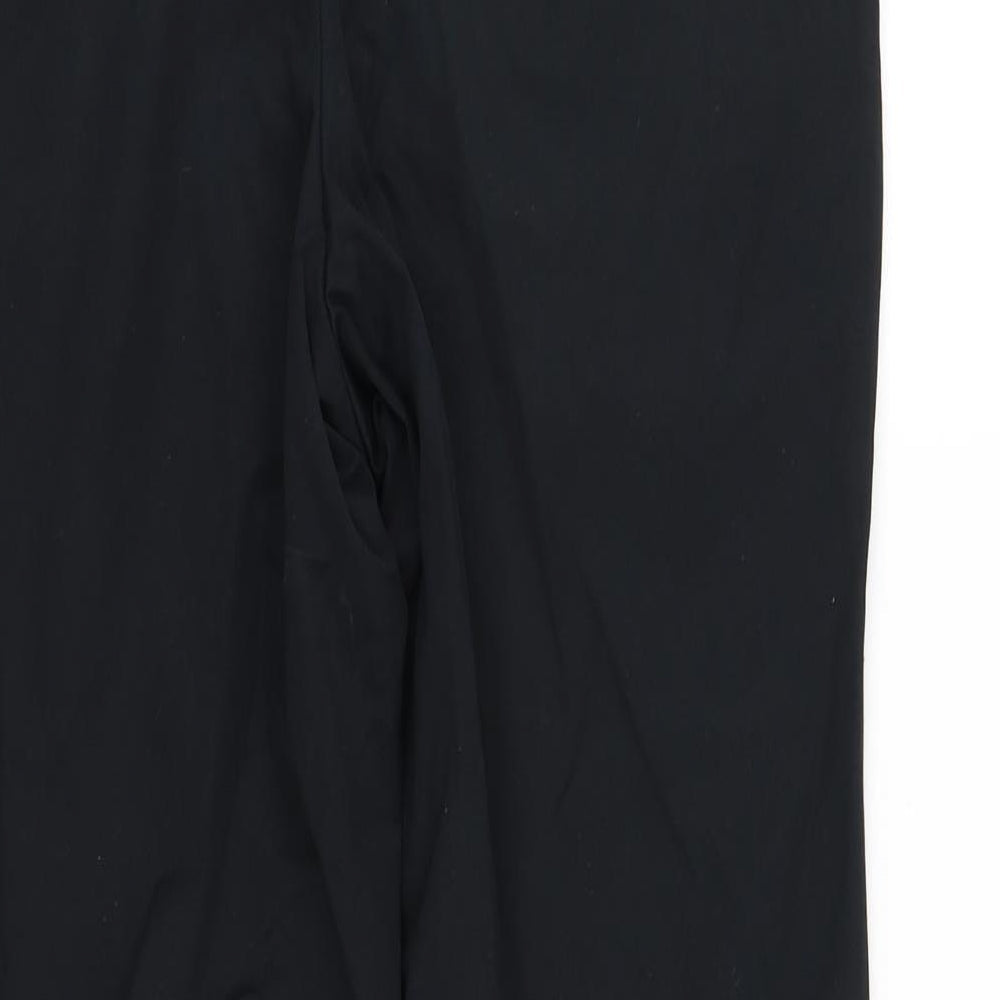 m&s Womens Black Trousers Size L L32 in