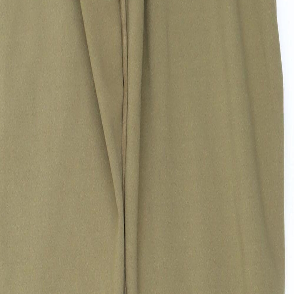 Womens UK Size L H&M Regular Fit Brown Trousers