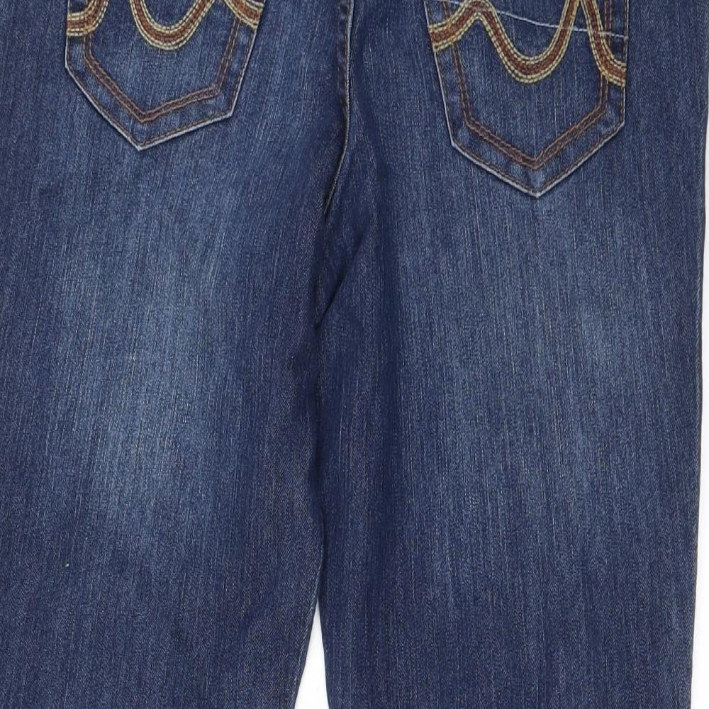 George Womens Blue Straight Jeans Size 28 in L22 in