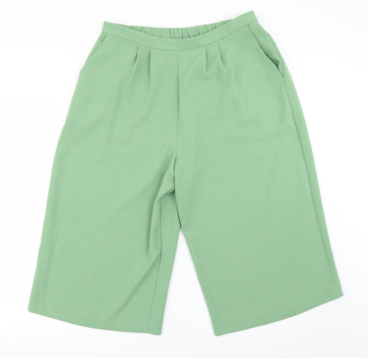 Womens UK Size 14 TU Regular Fit Sweatpants Green Trousers