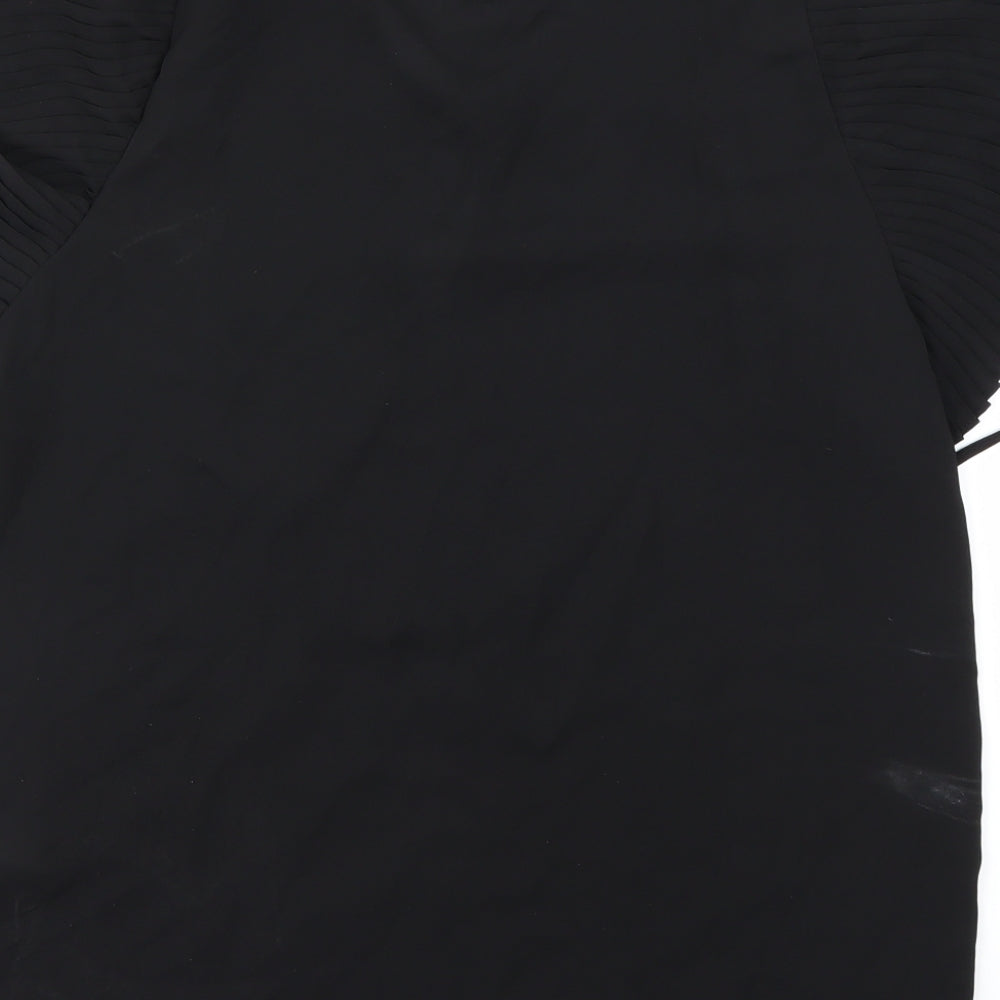 Womens UK Size 12 Atmosphere Black Basic Blouse