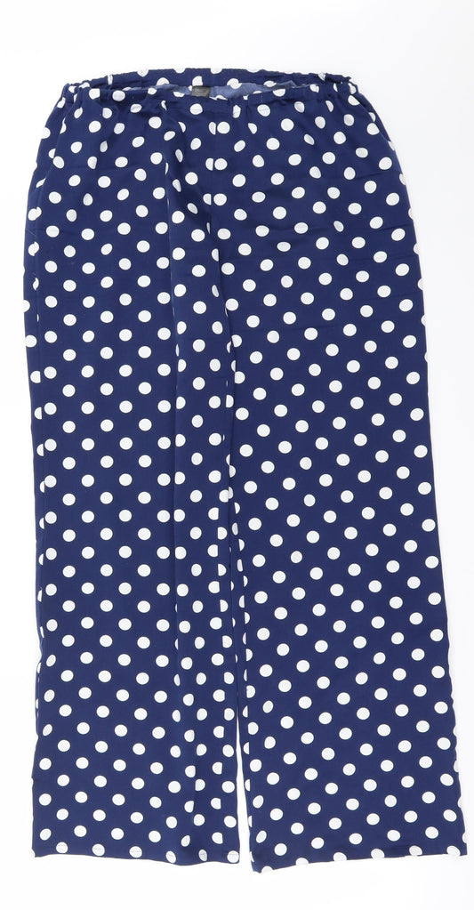 Womens UK Size 10 Boux Avenue Regular Fit Blue Trousers