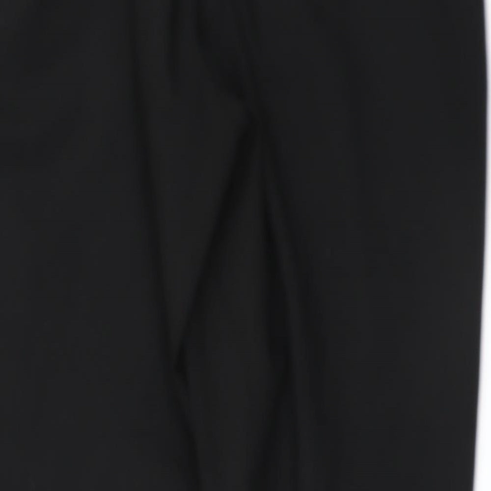 Womens UK Size 12 NEXT Regular Fit Black Trousers