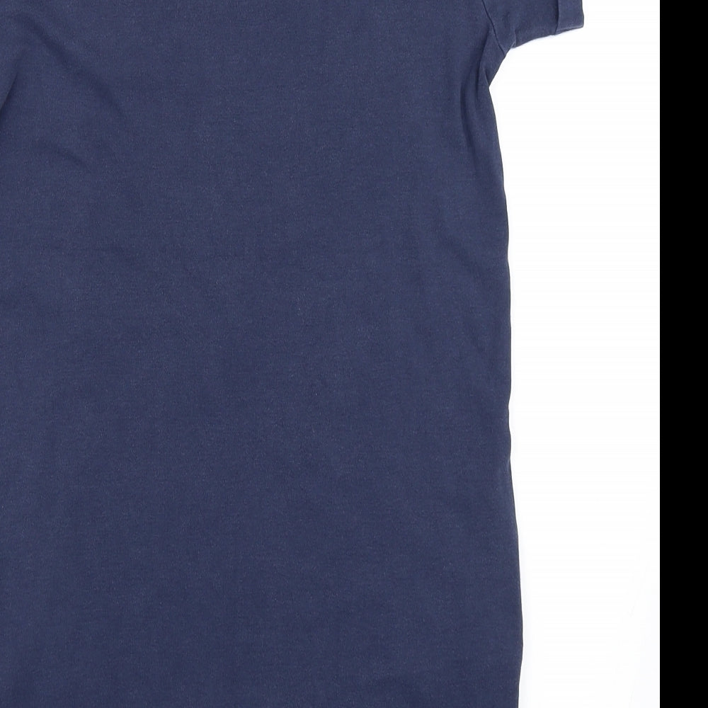 Oasis Womens Blue T-Shirt Dress Size S