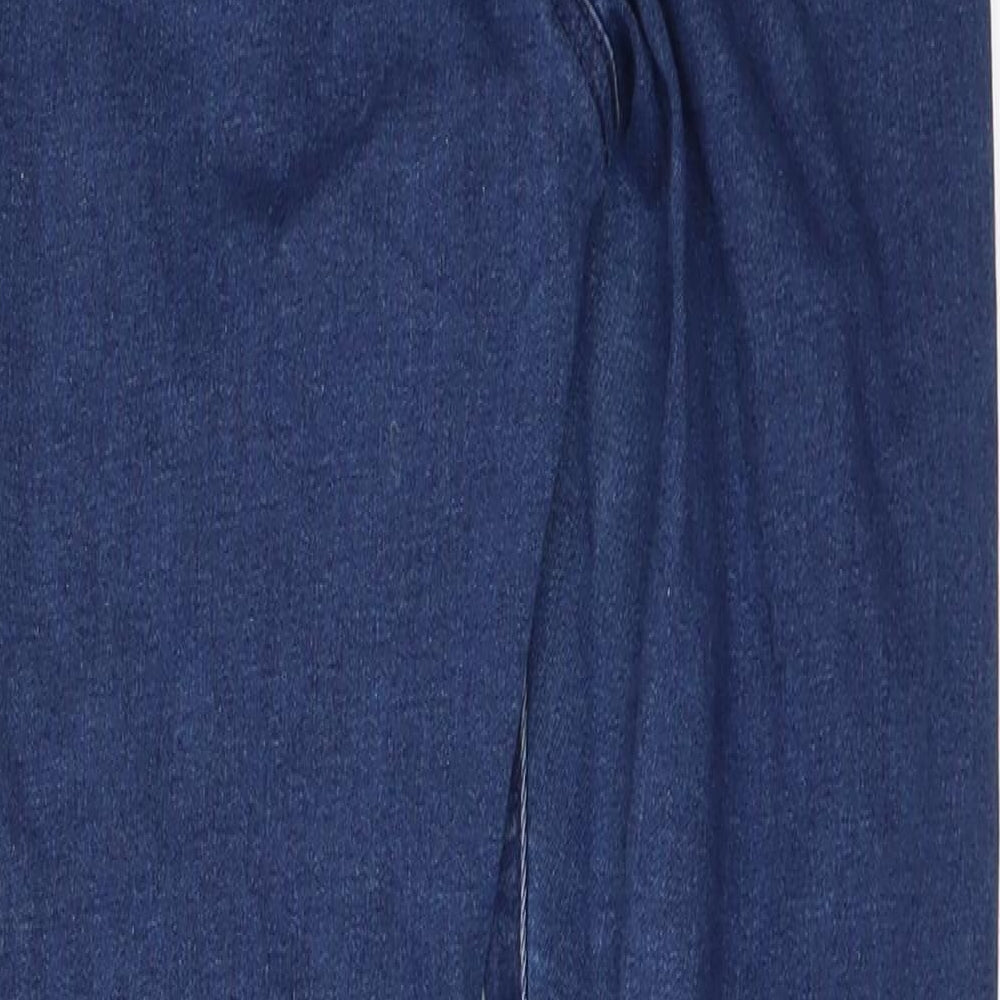 Denim & Co. Womens Blue Denim Skinny Jeans Size 10 L28 in