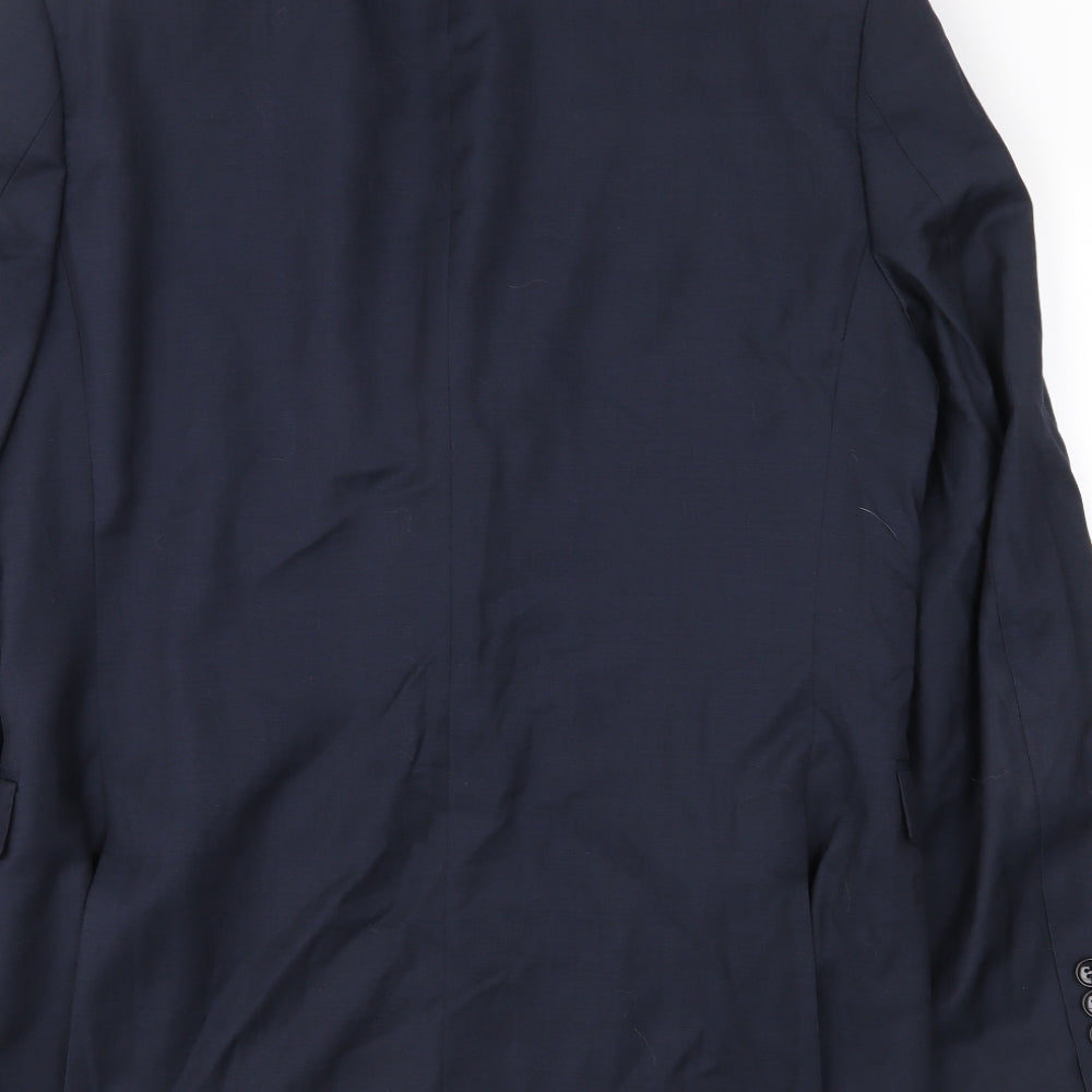 Mens UK Size 40 Preworn Regular Blue Suit Jacket