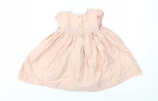Marks and Spencer Girls Pink Fit & Flare Size 9-12 Months