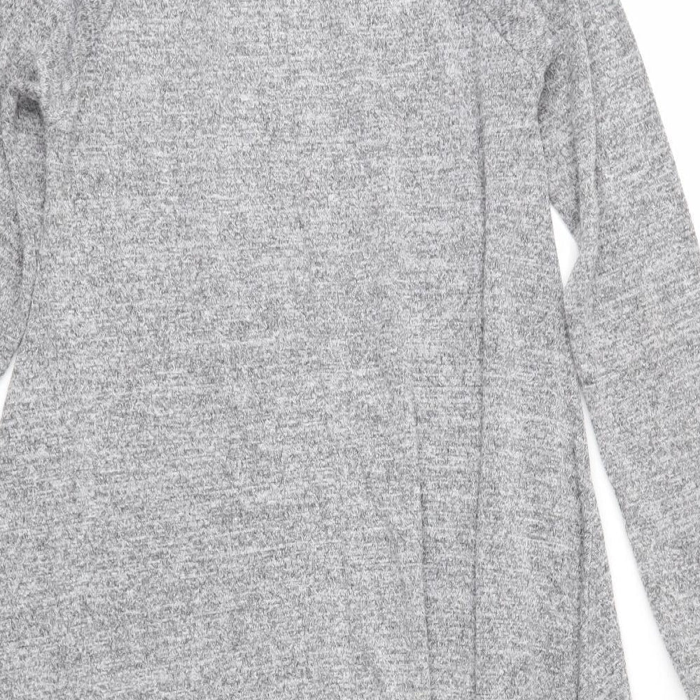 Bonnie & Clyde Womens Grey Jersey Fit & Flare Size 10