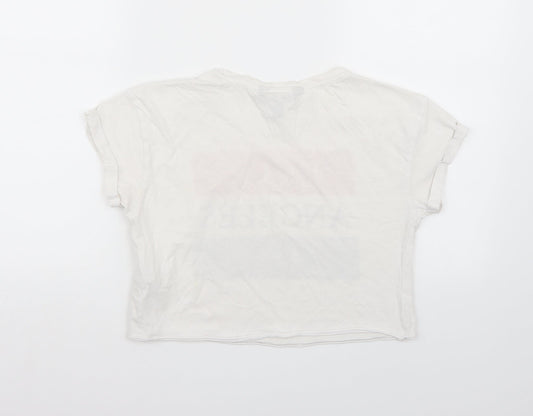 newlook Womens White Basic T-Shirt Size S
