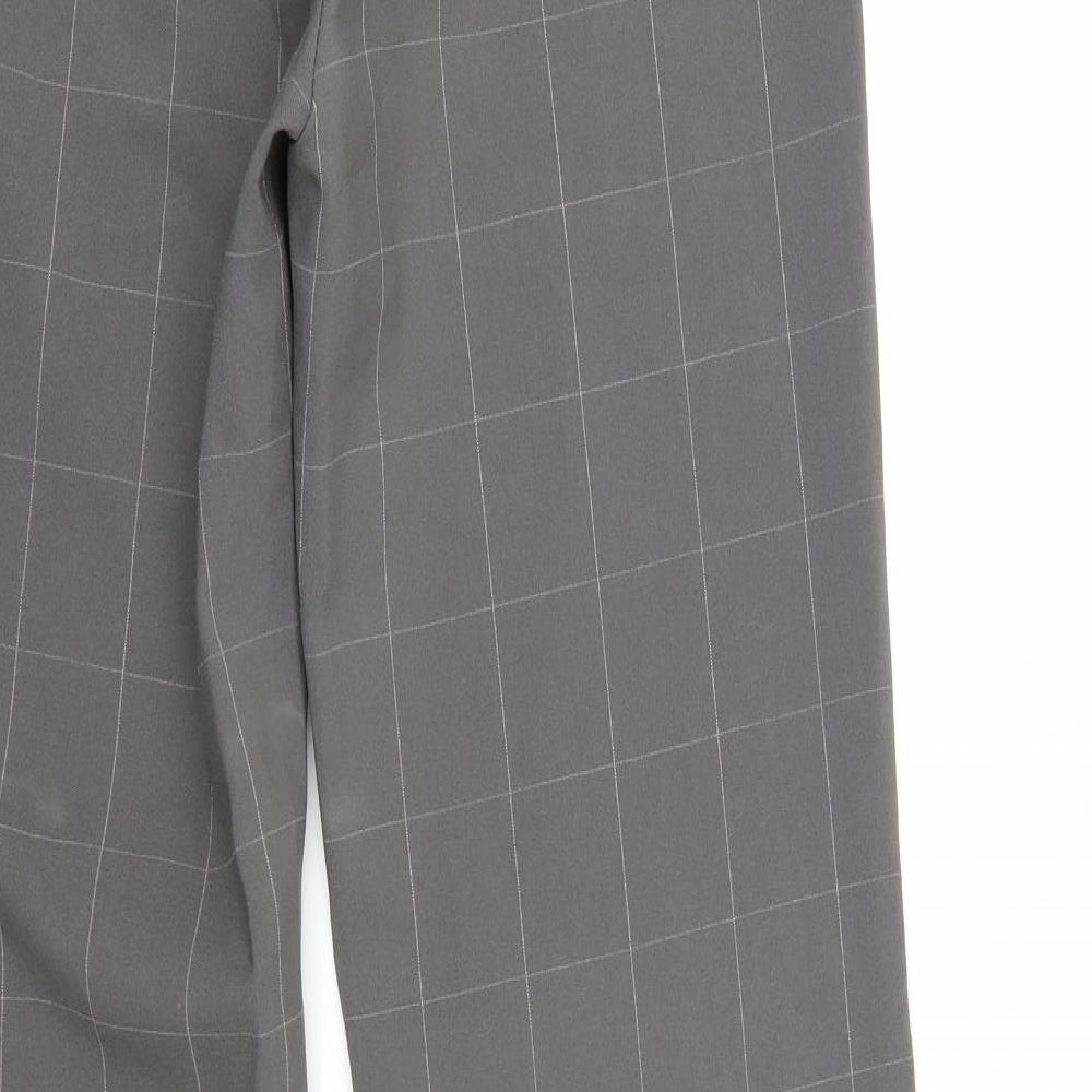 Newlook Womens Grey Trousers Size 12 L32 in