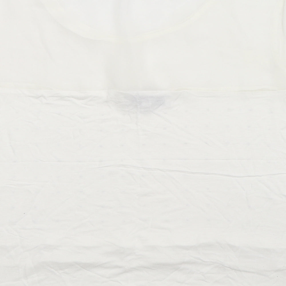 NEXT Womens White Basic T-Shirt Size 14