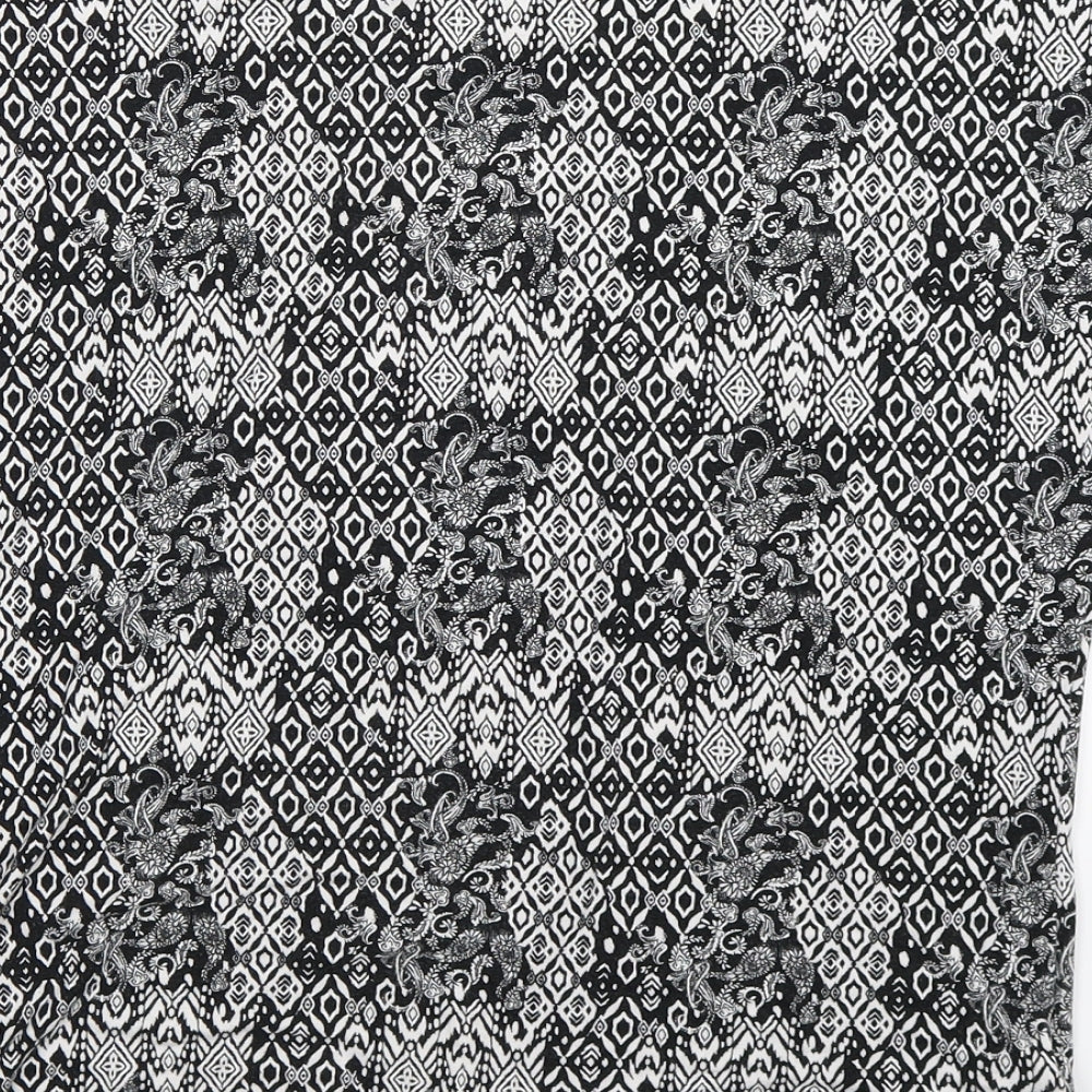 TU Womens Multicoloured Geometric Basic T-Shirt Size 12