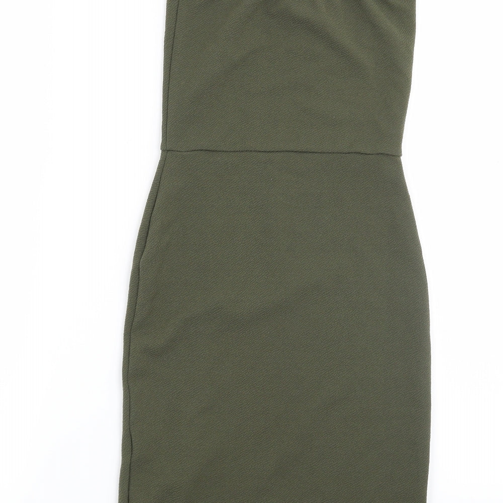Pretty Little Thing Womens Green Bodycon Size 4