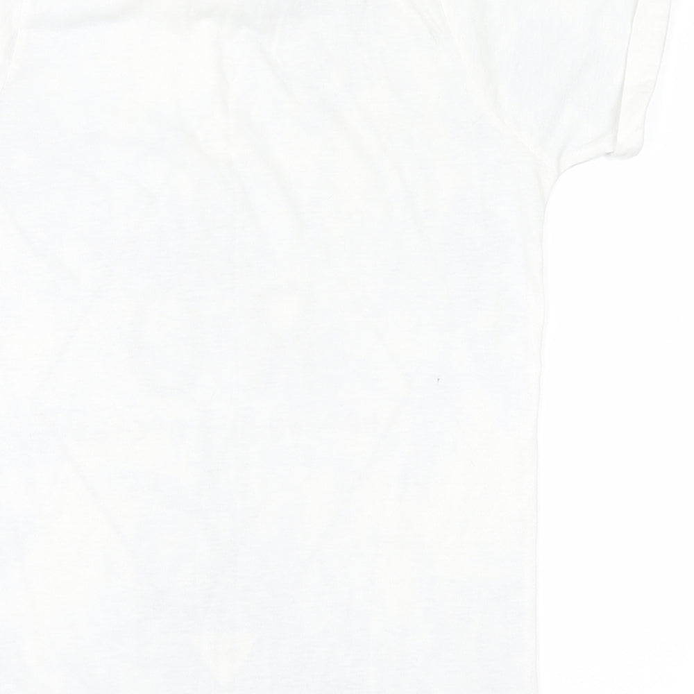 F&F Boys White Basic T-Shirt Size 10-11 Years - nyc