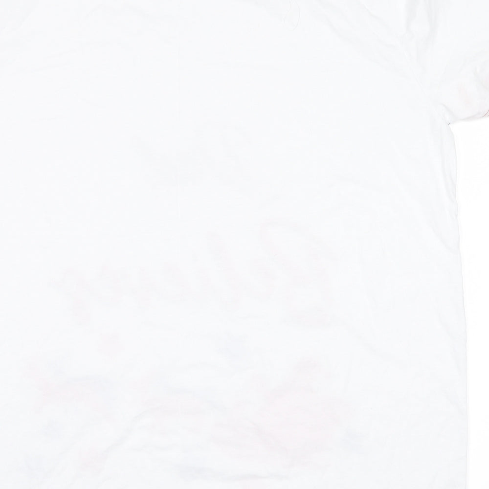 studio nightwear Mens White Pyjama Top Size 2XL - dad believes, christmas