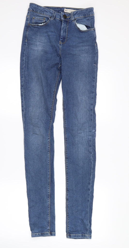Womens UK Size 26 ASOS Regular Fit Skinny Blue Jeans