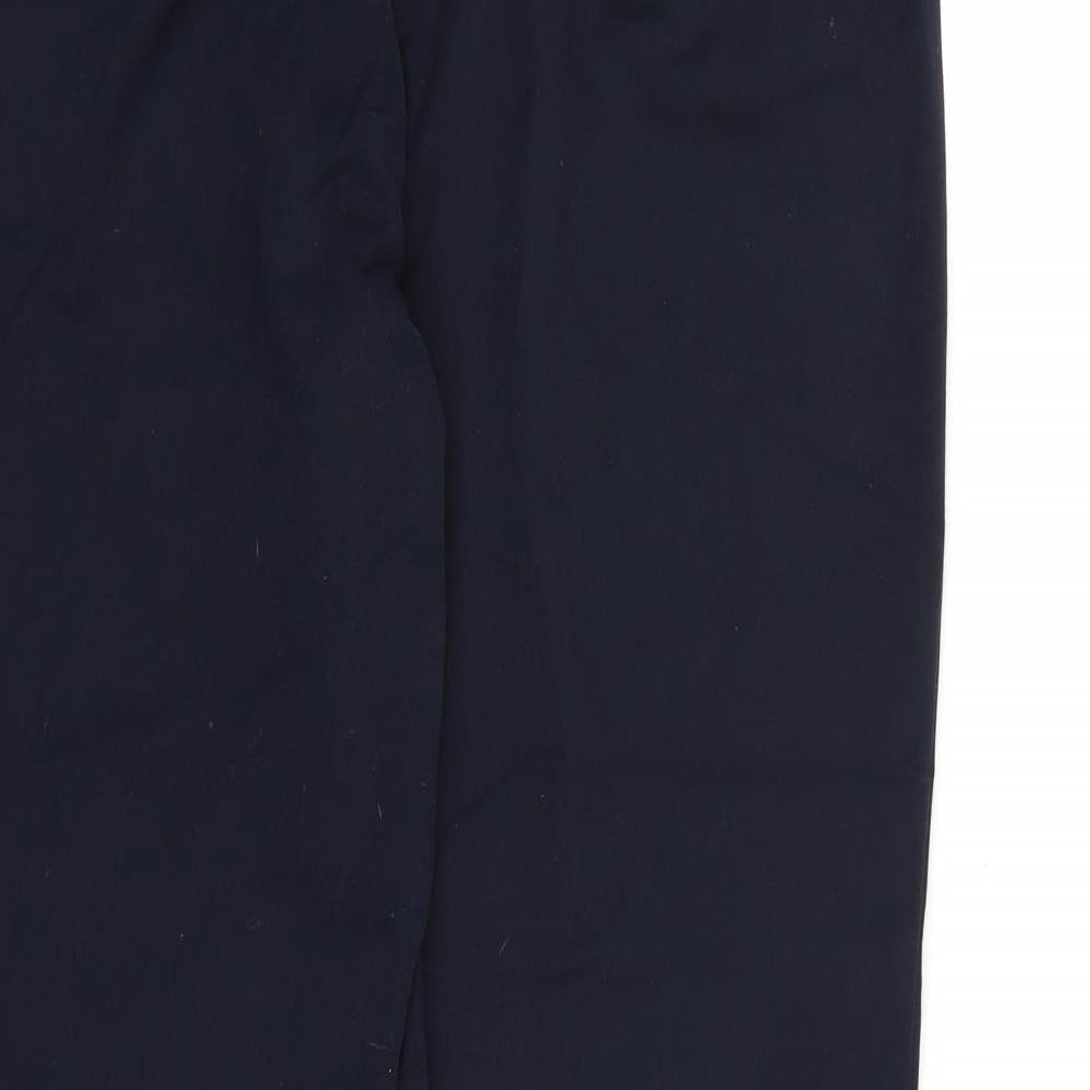 Womens UK Size 12 Marks and Spencer Regular Fit Dress Pants Blue Trousers