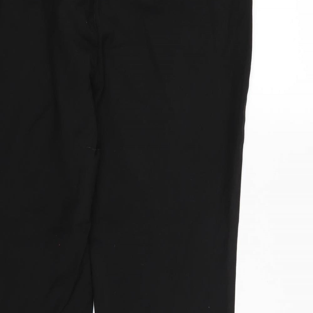 Womens UK Size 14 Marks and Spencer Regular Fit Dress Pants Black Trousers