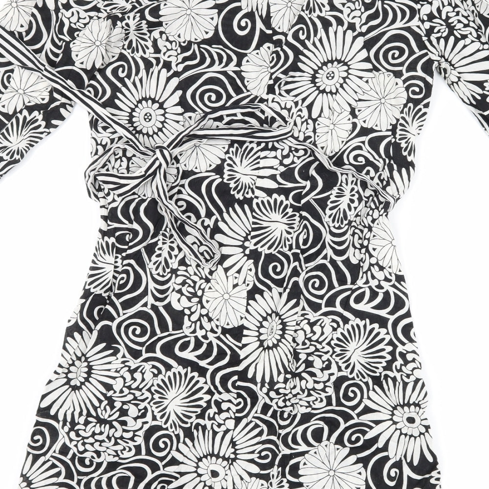 Atmosphere Womens Black Floral Shift Size 8