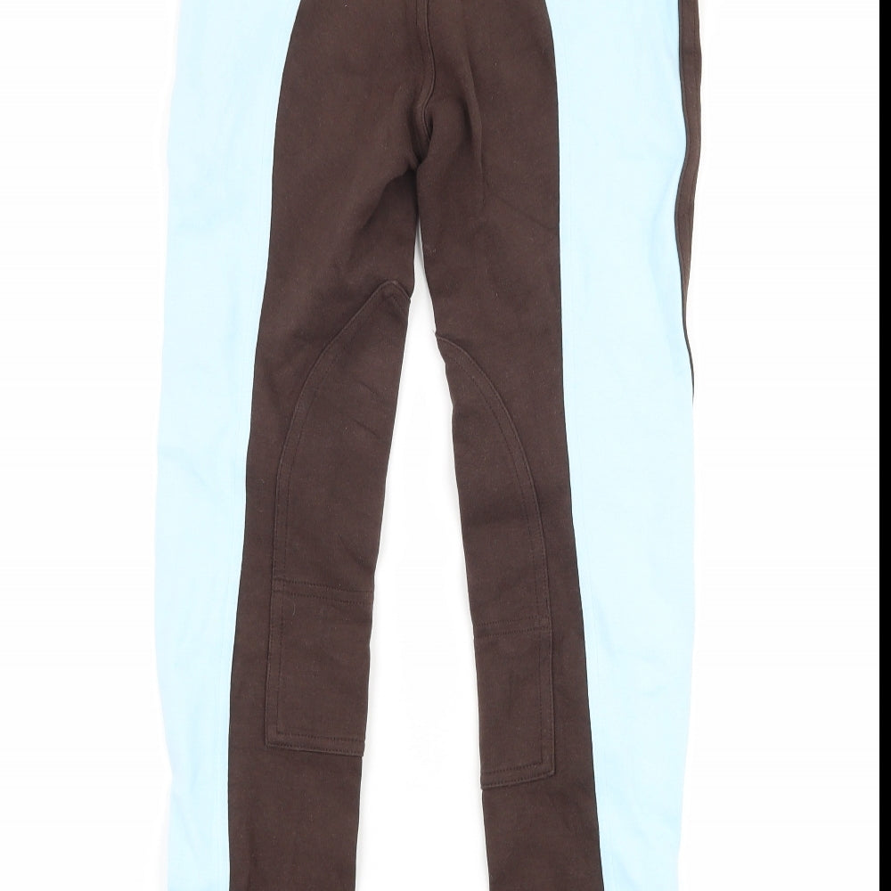 DECATHLON Girls Brown Jegging Trousers Size 11-12 Years - Jodhpurs