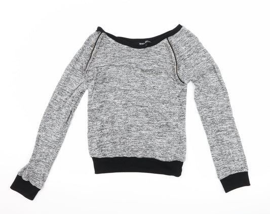 Select Womens Grey Pullover Jumper Size S
