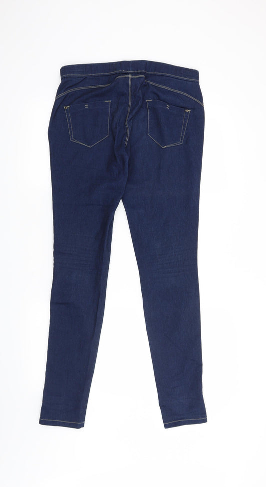Denim & Co. Womens Blue Jegging Jeans Size 10 L30 in