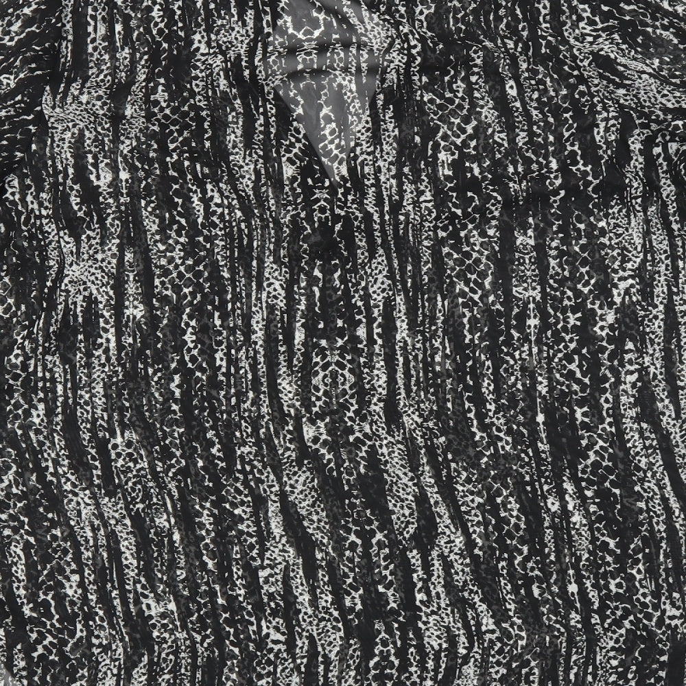 F&F Womens Black Basic Blouse Size 12