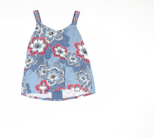 Womens UK Size 8 NEXT Blue Basic Tank