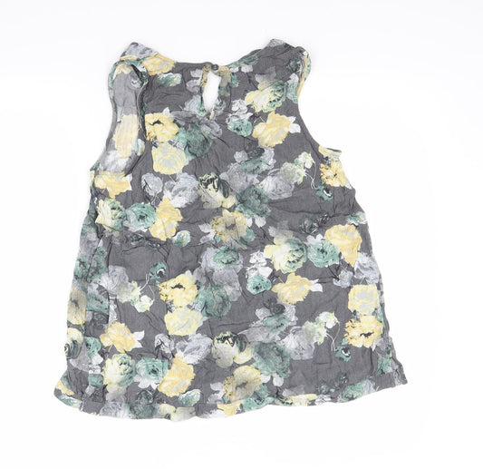 Womens UK Size 8 NEXT Grey Basic Tank