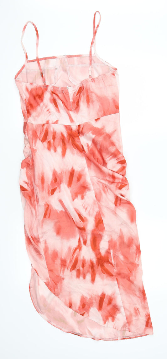 SheIn Womens Red Pencil Dress Size S - Abstract