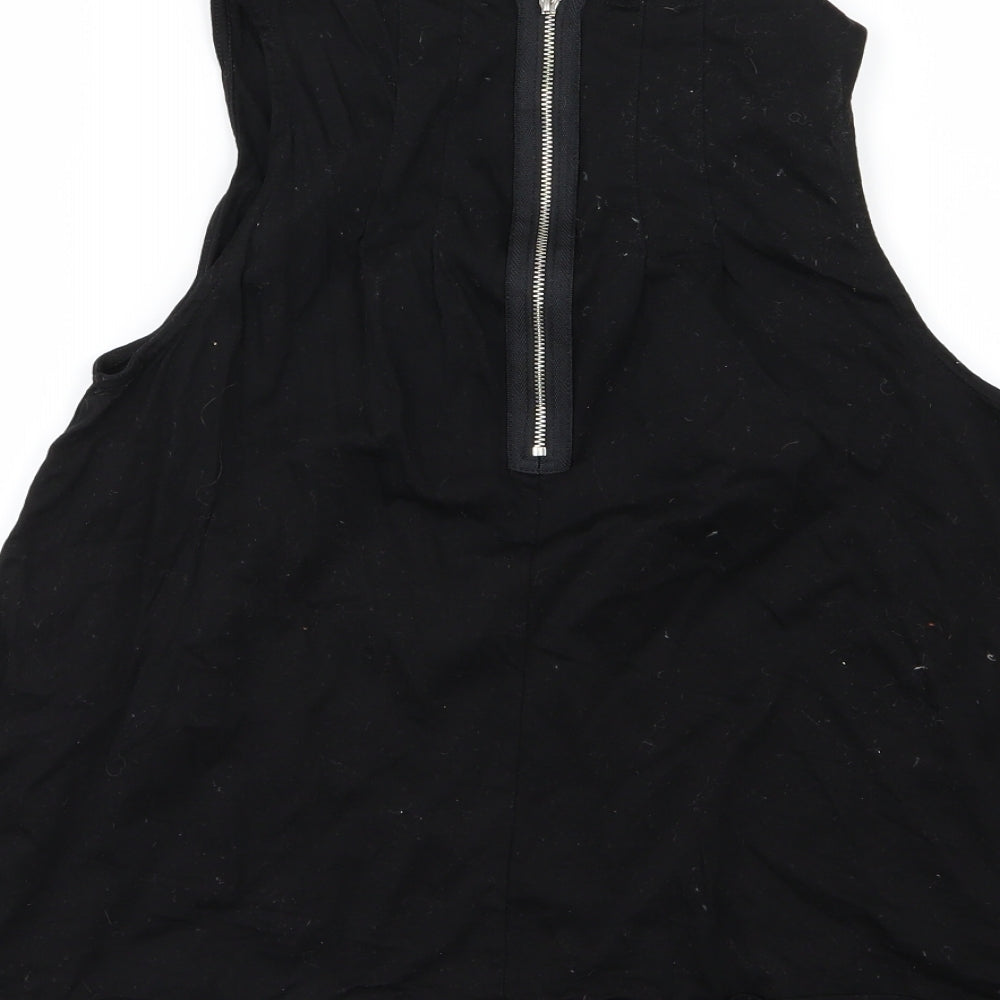 Womens UK Size M Gap Black Basic Tank