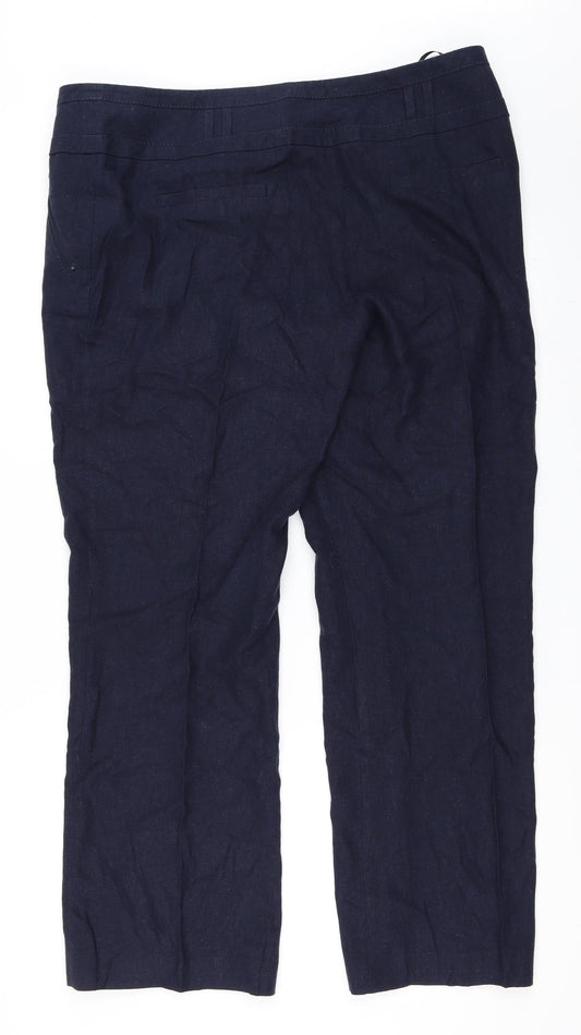 Autonomy Womens Blue Trousers Size 16 L29 in