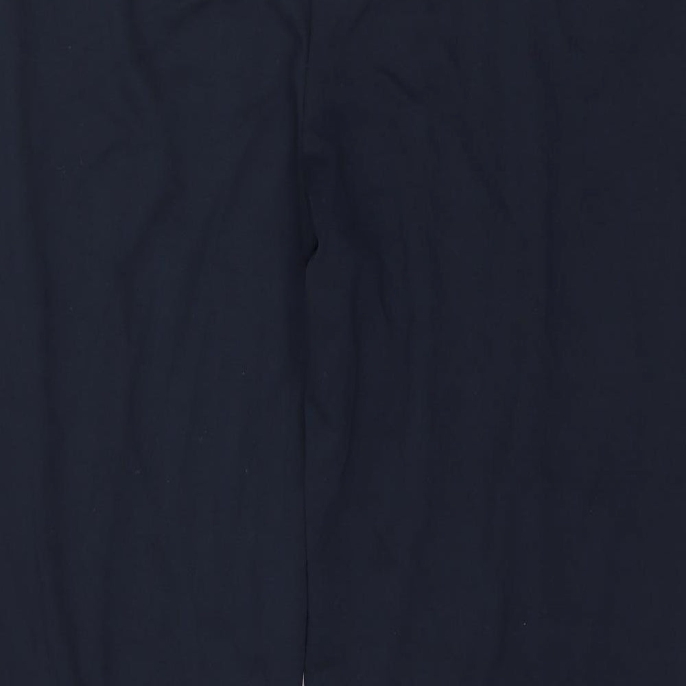 Womens UK Size 18 Marks and Spencer Regular Fit Blue Trousers