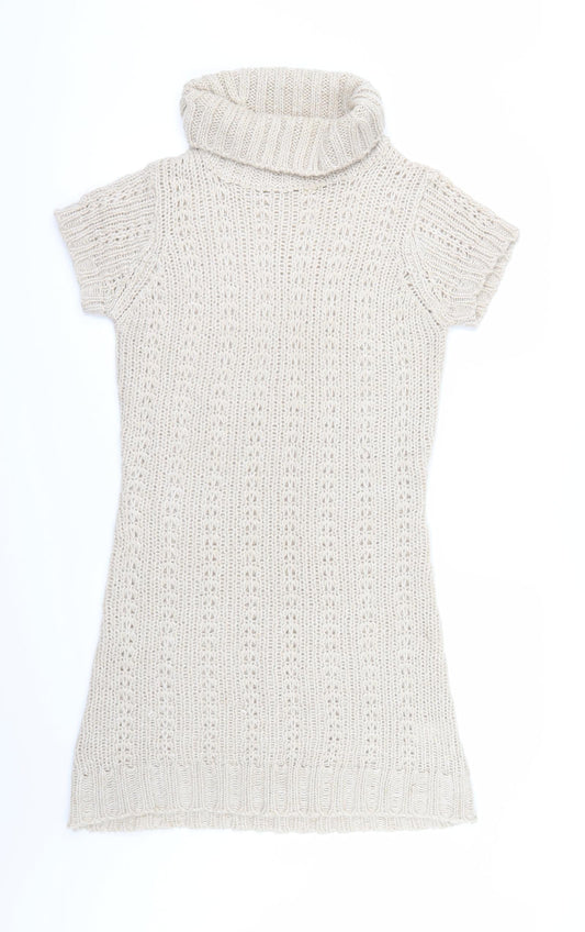 EVIE Womens Beige Pullover Jumper Size 14